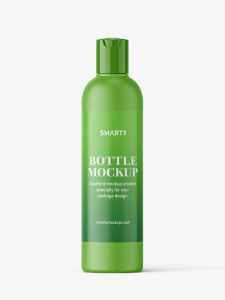 Cosmetic bottle with disctop / matt