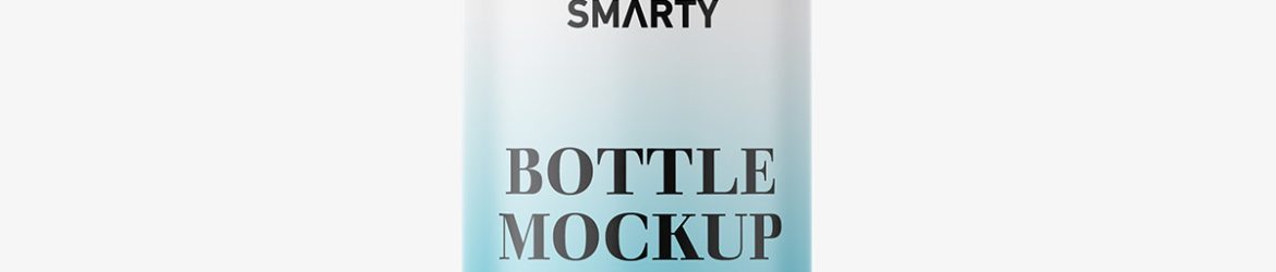 Cosmetic bottle with flip top / clear Cosmetic bottle with flip top / clear