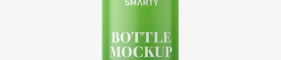 Cosmetic bottle with flip top / glossy