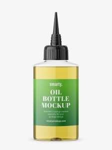 Cosmetic bottle with oil