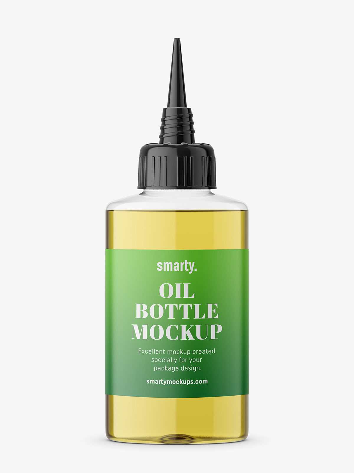 Cosmetic bottle with oil