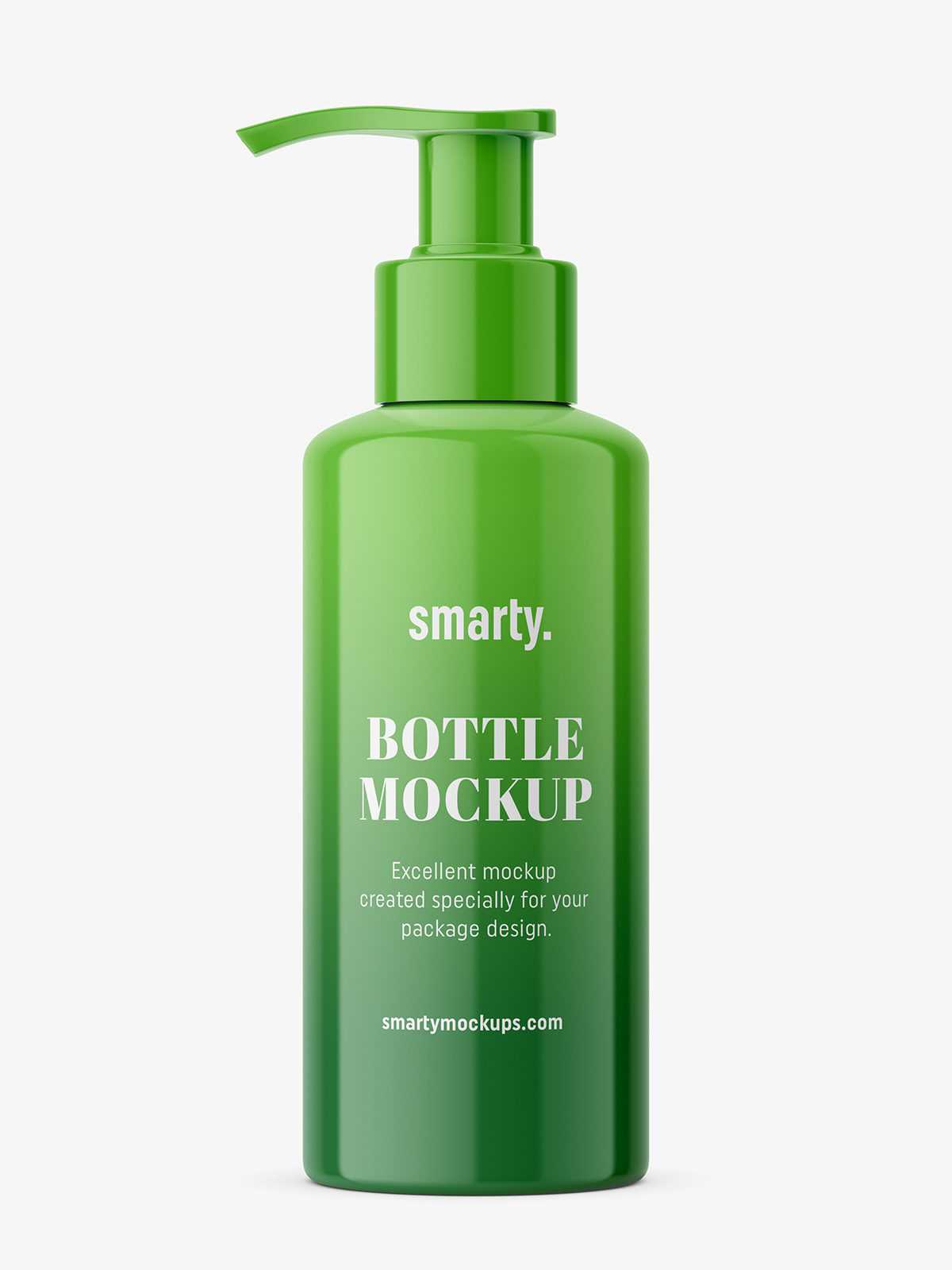 Cosmetic bottle with pump