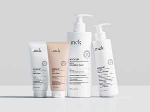 Cosmetic branding mockup - Instant Download