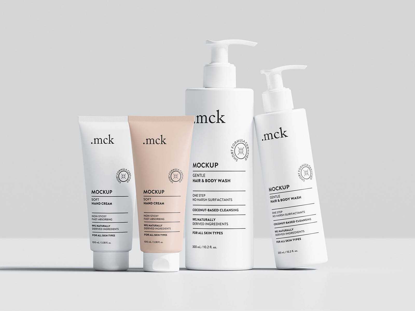 Cosmetic branding mockup - Instant Download