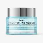 Cosmetic gel jar mockup