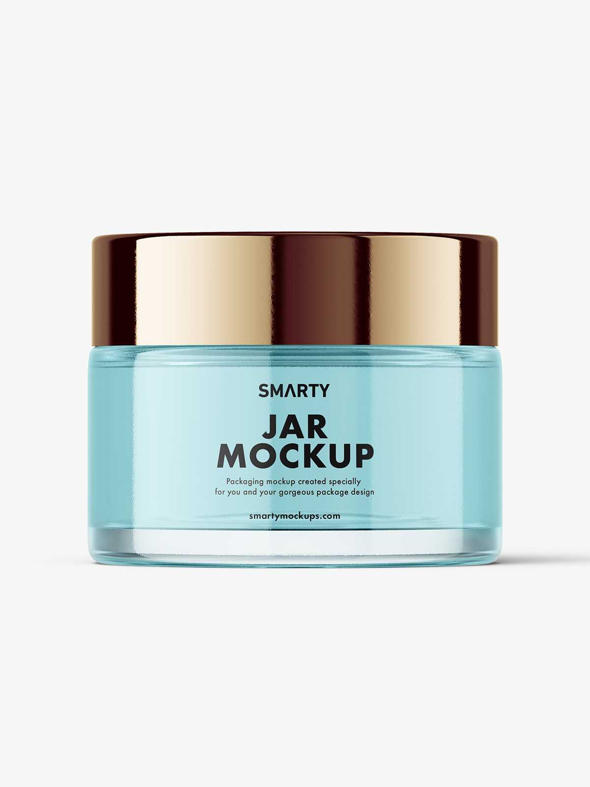 Cosmetic jar mockup / clear – Free PSD Download Cosmetic jar mockup / clear