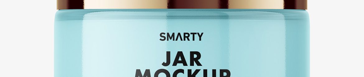 Cosmetic jar mockup / cream