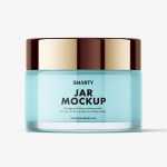 Cosmetic jar mockup / cream