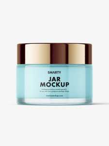 Cosmetic jar mockup / cream