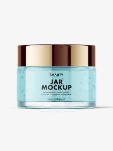 Cosmetic jar mockup / gel