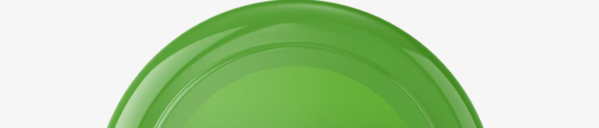 Cosmetic jar mockup / top and front view