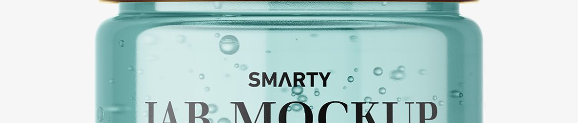 Cosmetic jar mockup with silver cap / 15ml / gel Cosmetic jar mockup with silver cap / 15ml / gel