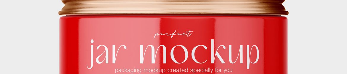 Cosmetic jar with metallic lid mockup - Instant Download Cosmetic jar with metallic lid mockup - Instant Download