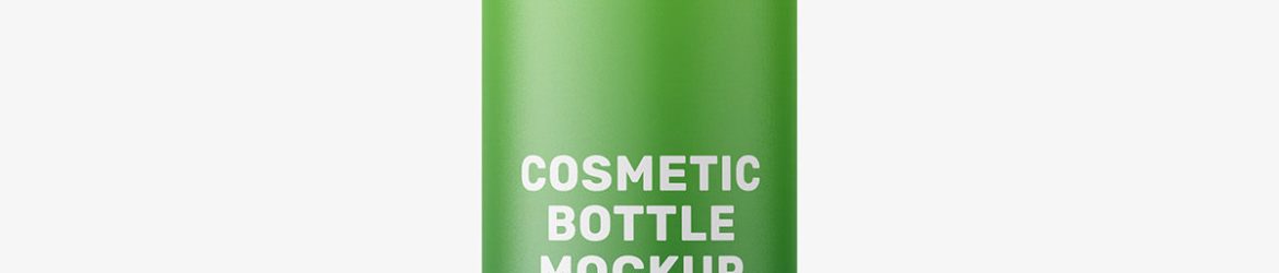 Cosmetic mousse bottle mockup / 300ml / matt