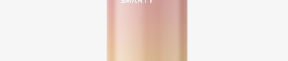 Cosmetic pump bottle mockup / amber