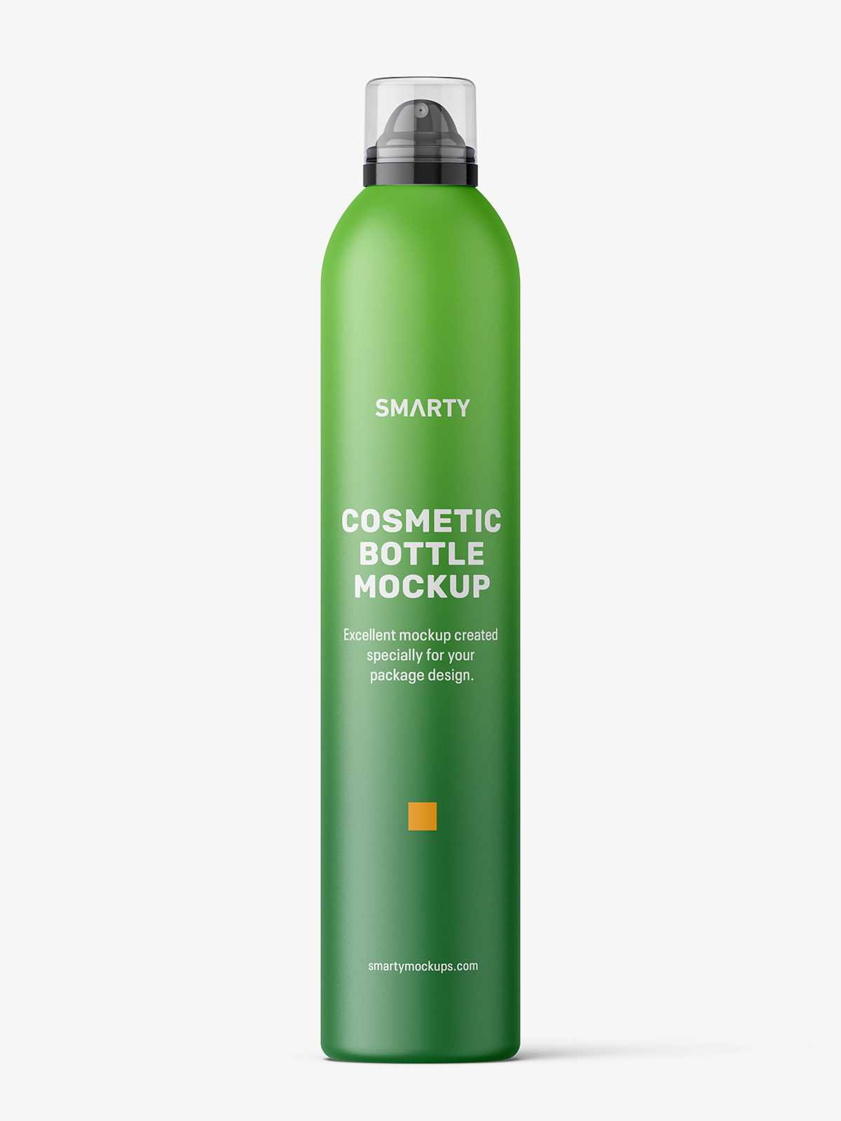 Cosmetic spray bottle mockup / 500ml / matt
