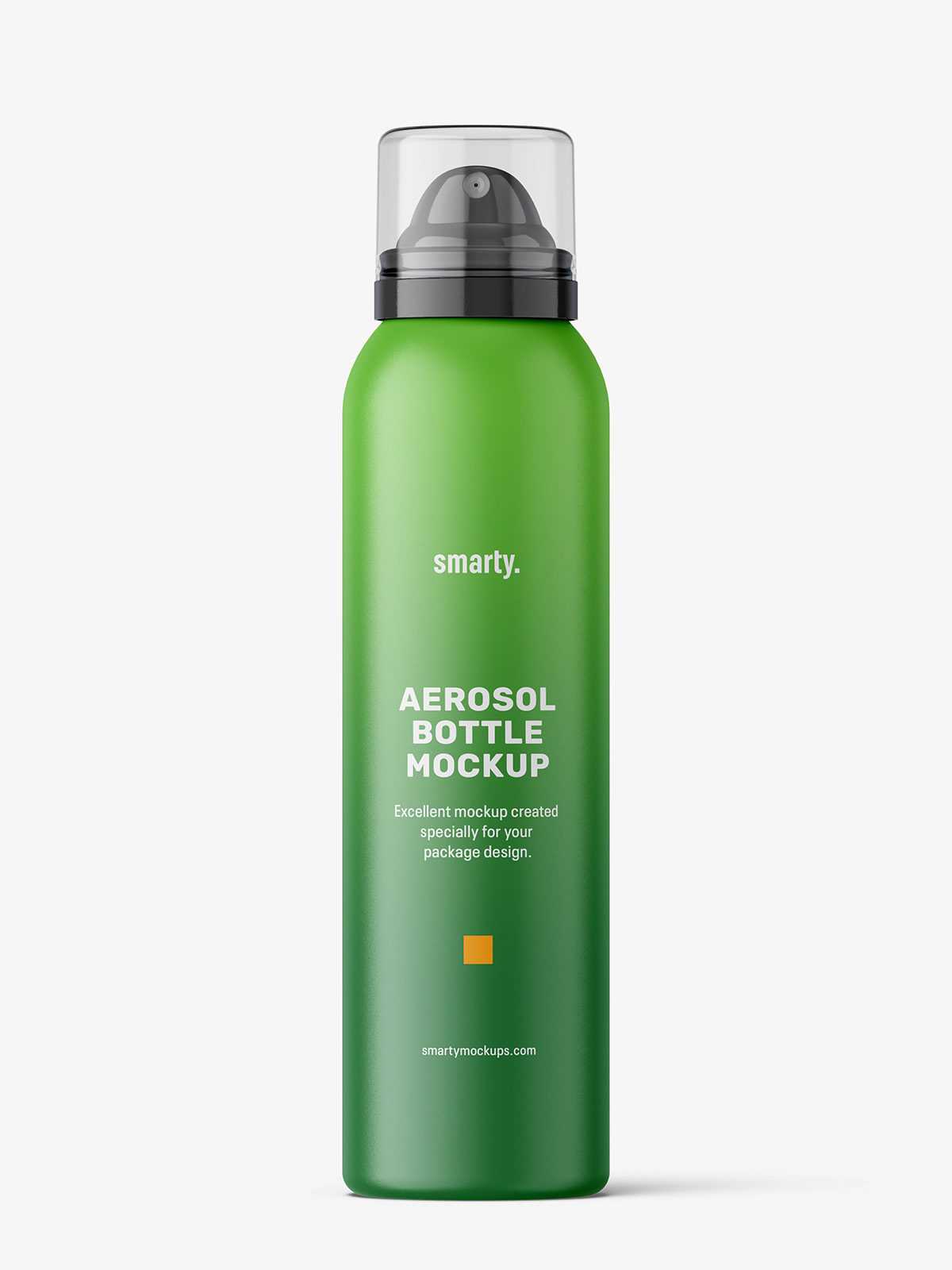 Cosmetic spray bottle mockup / matt