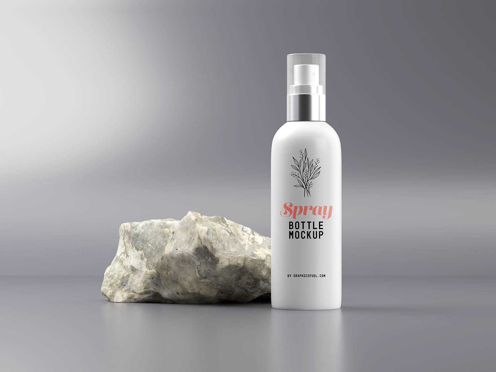 Cosmetic Spray Bottle Mockup