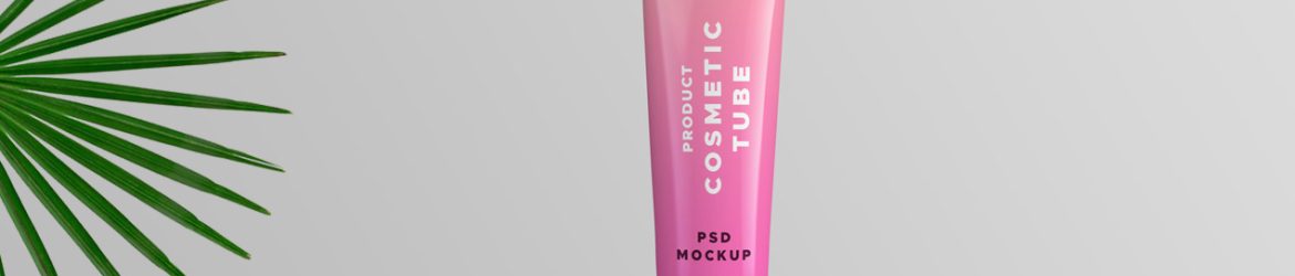 Cosmetic Tube PSD Mockup