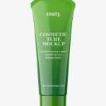 Cosmetic tube with rounded seal mockup / glossy - Free PSD Download Cosmetic tube with rounded seal mockup / glossy