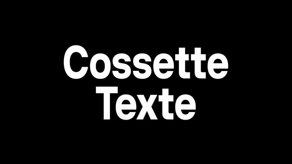 Cossette Texte Font Family › Fontesk