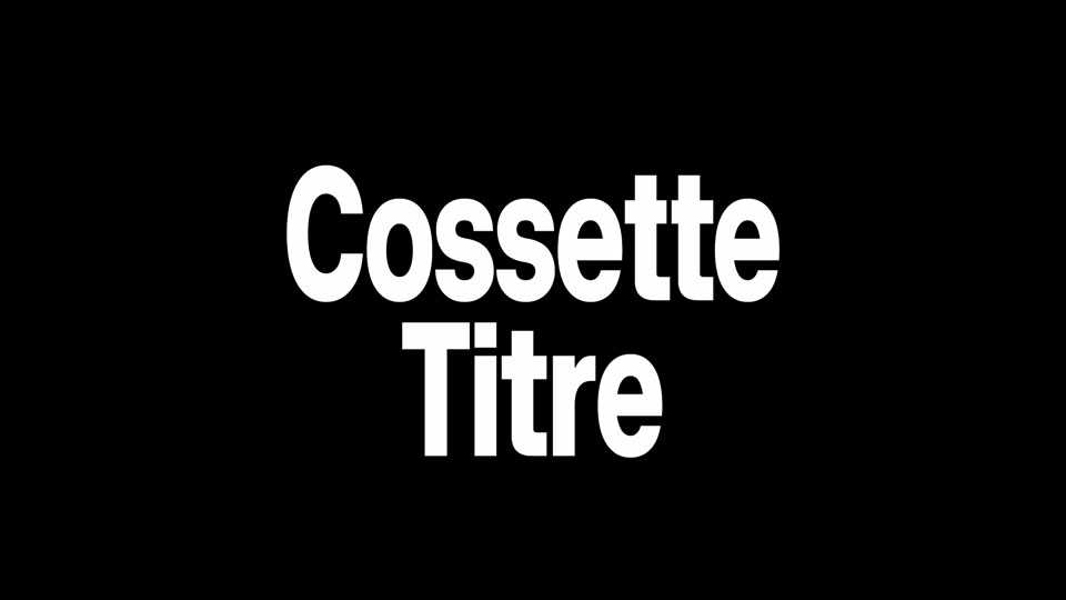 Cossette Titre Font Family › Fontesk