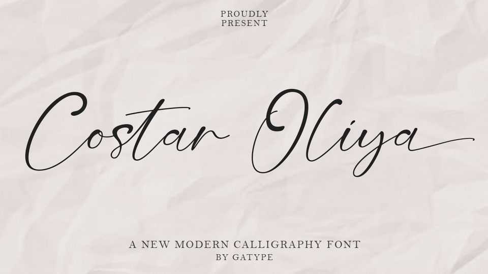 Costar Oliya Font › Fontesk