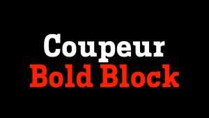 Coupeur Bold Block Font › Fontesk