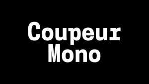 Coupeur Mono Font Family › Fontesk
