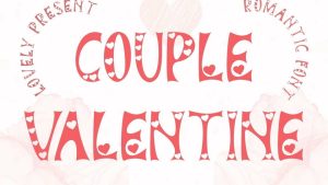 Couple Valentine Font › Fontesk