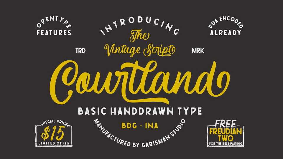 Courtland Font › Fontesk