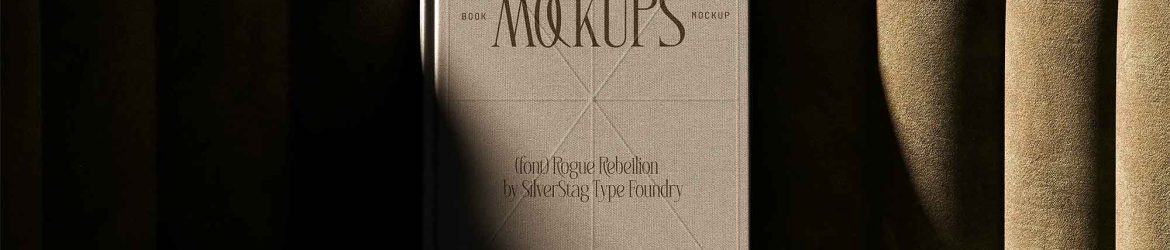 Cover Book on Armchair Mockup
