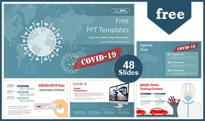 COVID-19 Testing Centers PowerPoint Templates