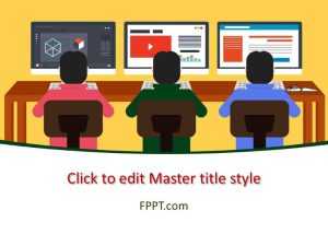Coworkers PowerPoint Template