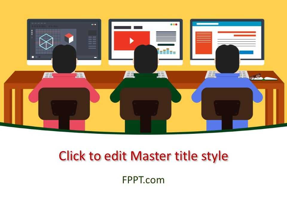 Coworkers PowerPoint Template