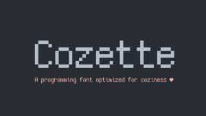 Cozette Font › Fontesk