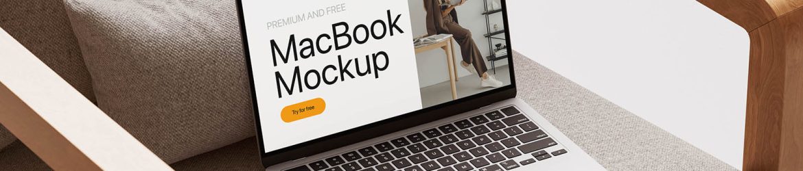 Cozy MacBook mockup