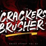 Crackers Brusher Font