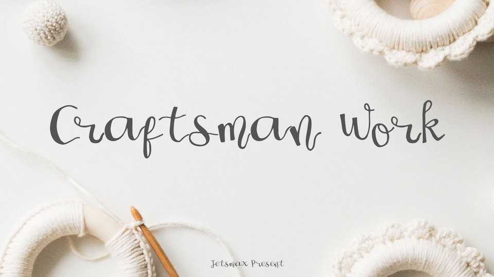 Craftsman Work Font › Fontesk