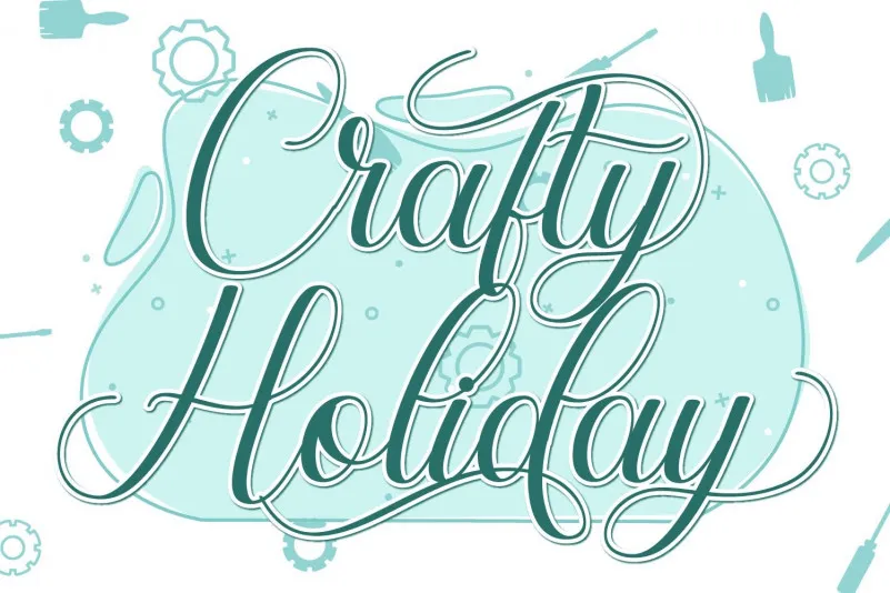Crafty Holiday Font