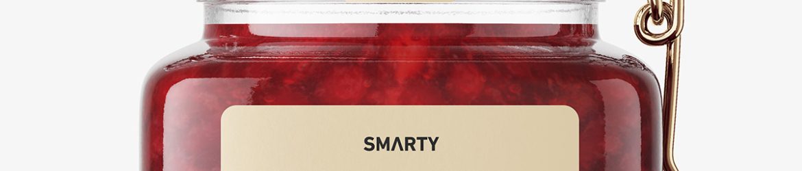 Cranberries jar mockup