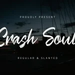 Crash Soul Brush Font - Fonte Grátis Crash Soul Brush Font