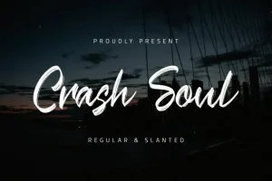 Crash Soul Brush Font