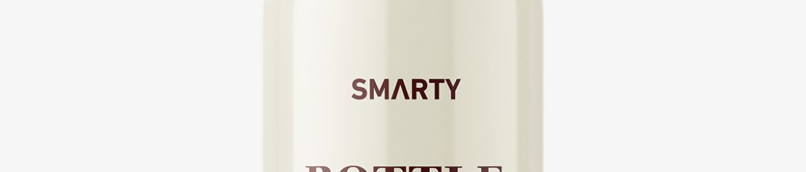 Cream bottle with pump mockup