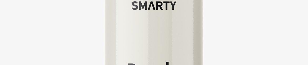 Cream disc top bottle mockup