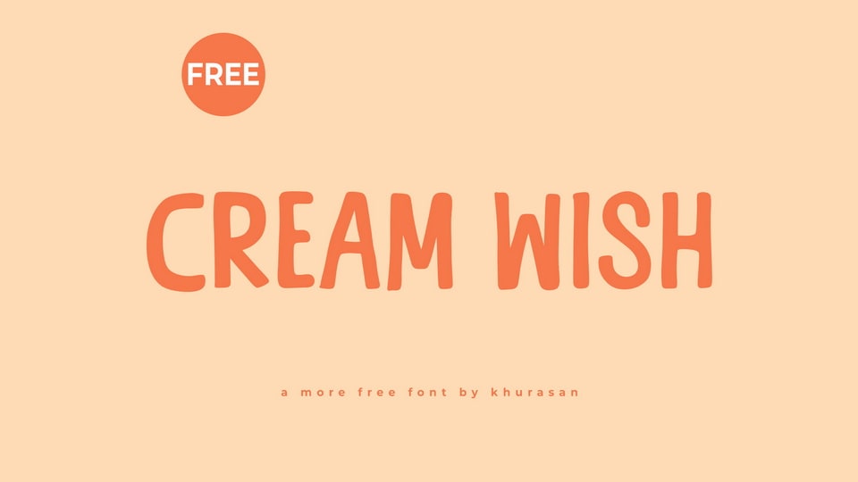 Cream Wish Font › Fontesk