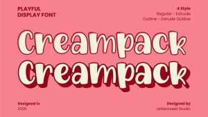 Creampack Font › Fontesk