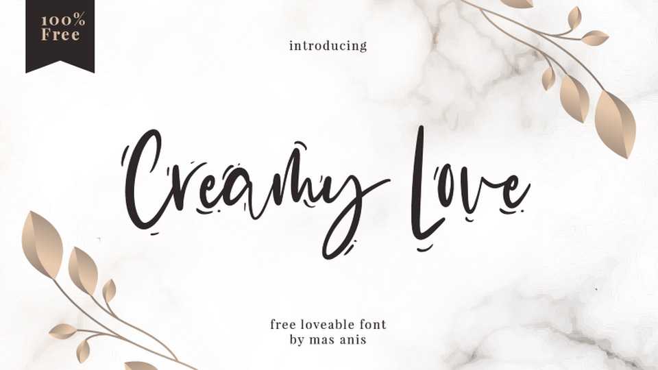 Creamy Love Font › Fontesk