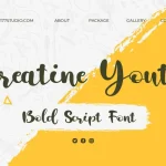 Creatine Youth | Bold Script Font