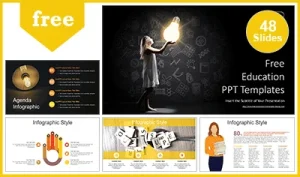 Creative Education Bulb PowerPoint Templates
